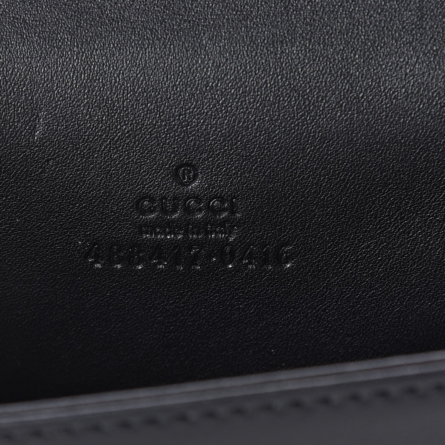 Gucci Calfskin Matelasse Animal Studs GG Marmont Belt Bag 75 Black 7 of 10