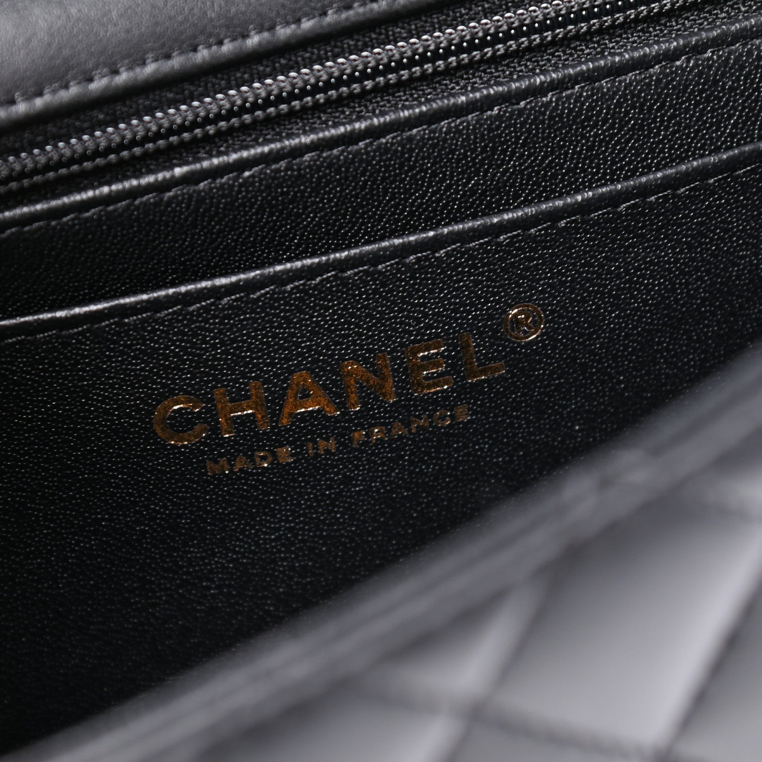 Chanel Lambskin Quilted Mini Top Handle Rectangular Flap Black 6 of 11