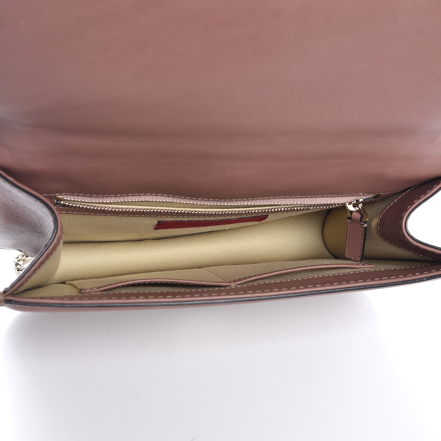 Valentino Garavani Vitello Medium Glam Lock Rockstud Flap Brownish 6 of 10