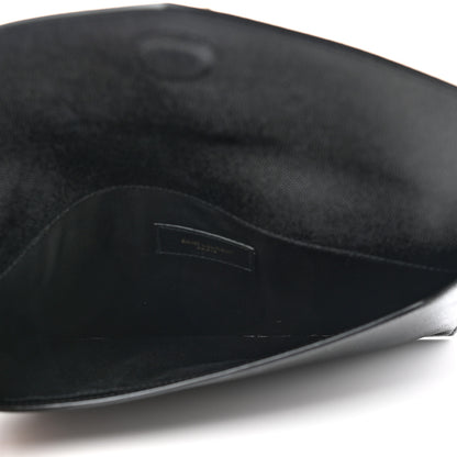 Saint Laurent Grain De Poudre Uptown Pouch Black 5 of 8