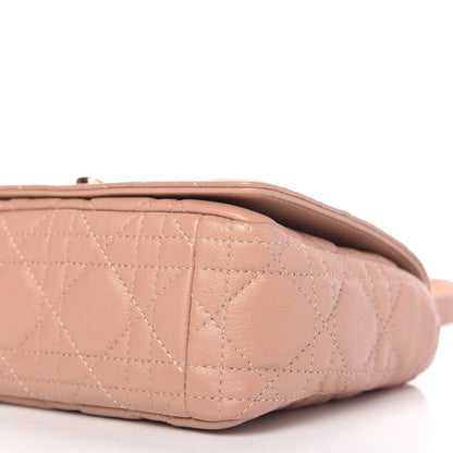 Christian Dior Calfskin Cannage Small Caro Bag Rose De Vents 7 of 10