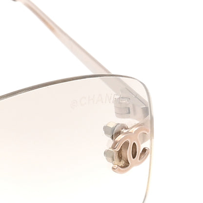 Chanel Metal Frameless Sunglasses 4002 Grey 7 of 7