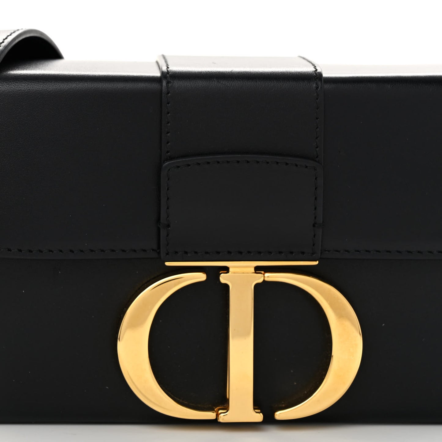 Box Calfskin 30 Montaigne Box Bag Black