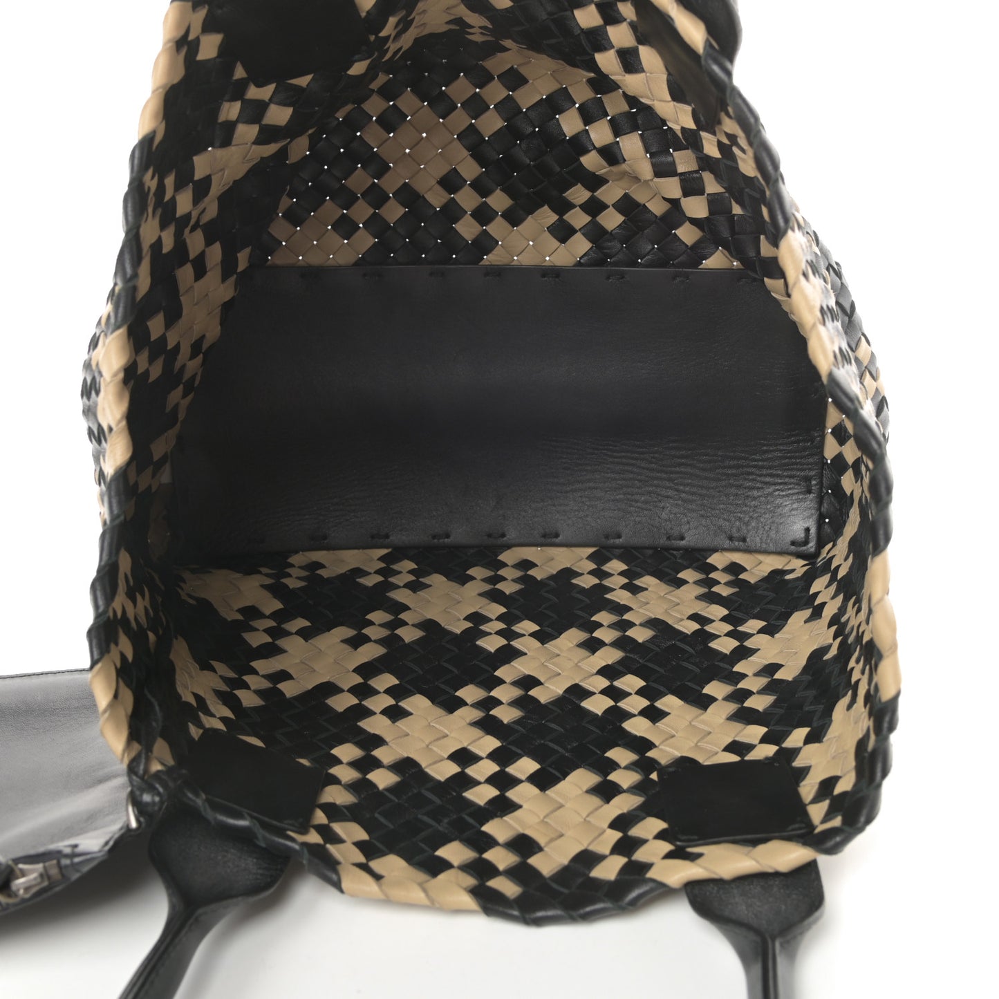Nappa Intrecciato Mini Cabat Tote Multicolor