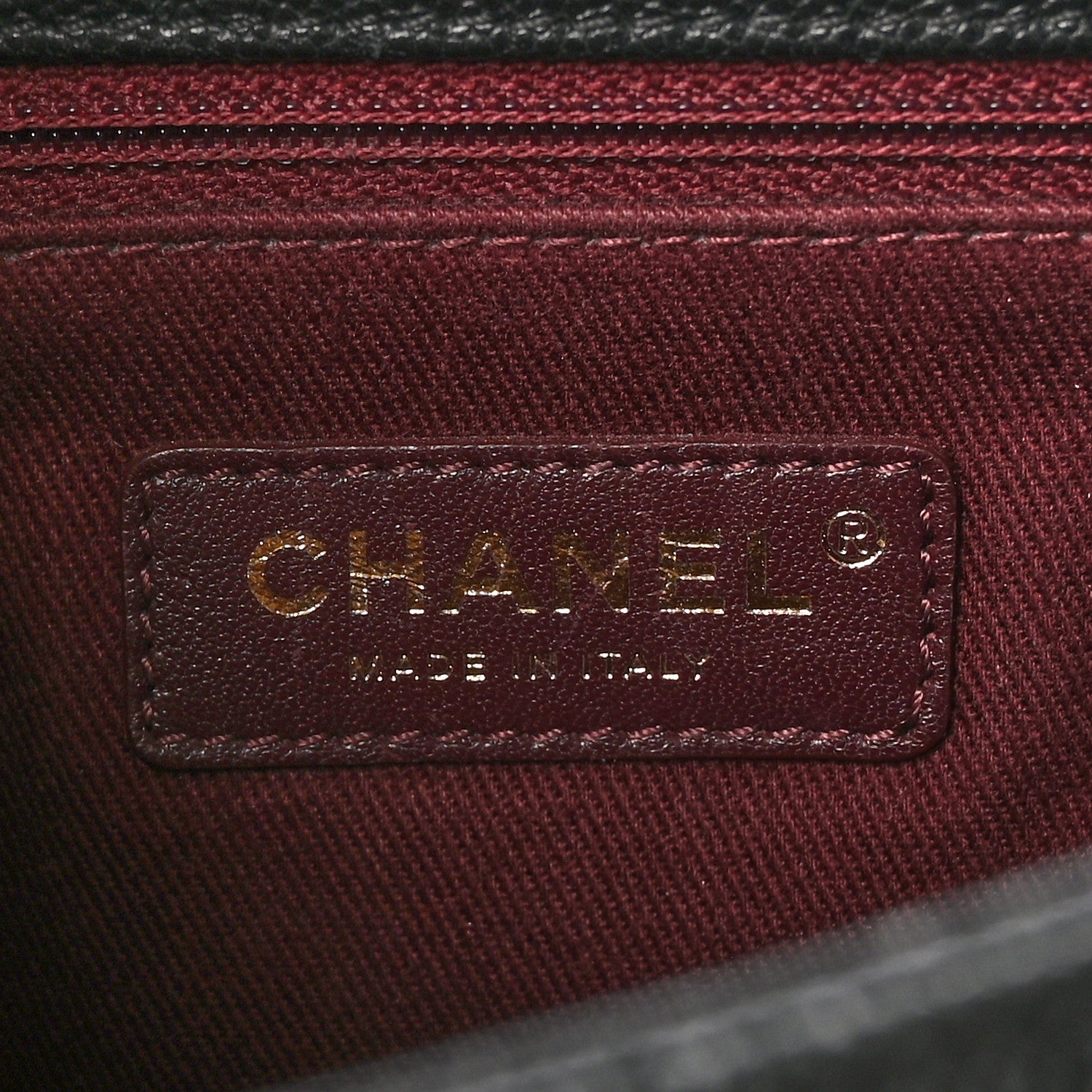 Chanel Caviar Quilted Large Coco Handle Flap Black 6 of 11