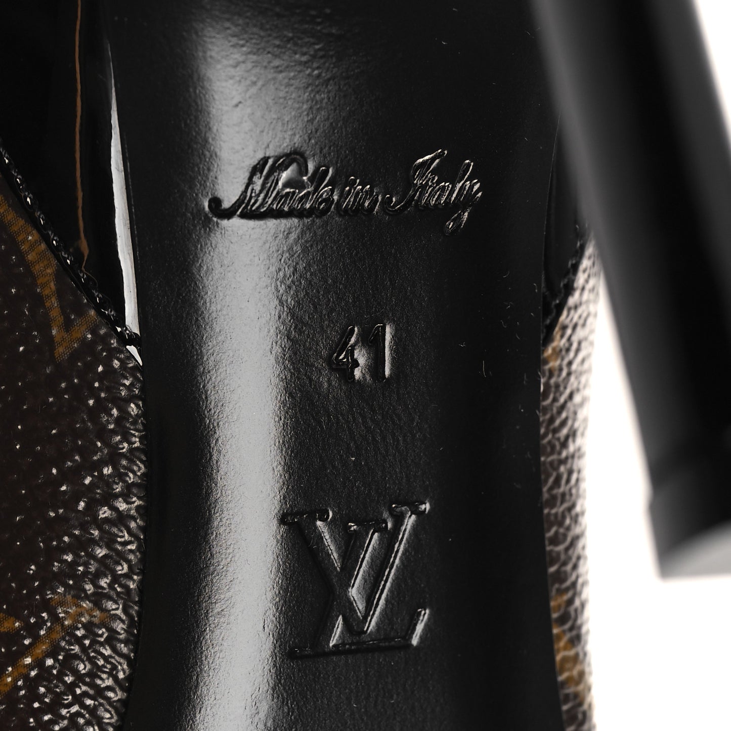 Monogram Cherie Pumps 41 Black