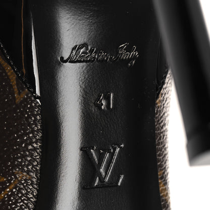 Louis Vuitton Monogram Cherie Pumps 41 Black 7 of 8