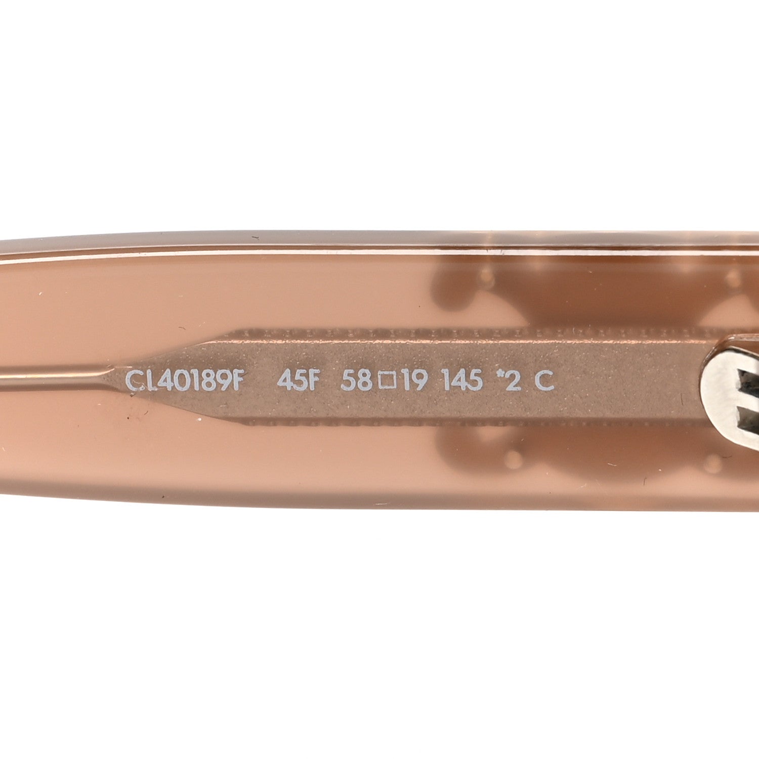 Celine Acetate Triomphe Sunglasses CL40189F Taupe 6 of 7