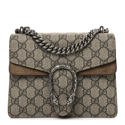Gucci GG Supreme Monogram Mini Dionysus Shoulder Bag Taupe 1 of 10