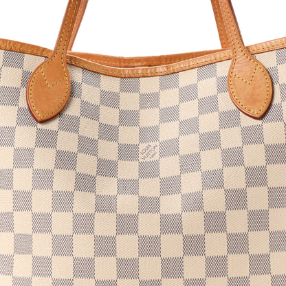 Louis Vuitton Damier Azur Neo Neverfull MM Rose Ballerine 9 of 12
