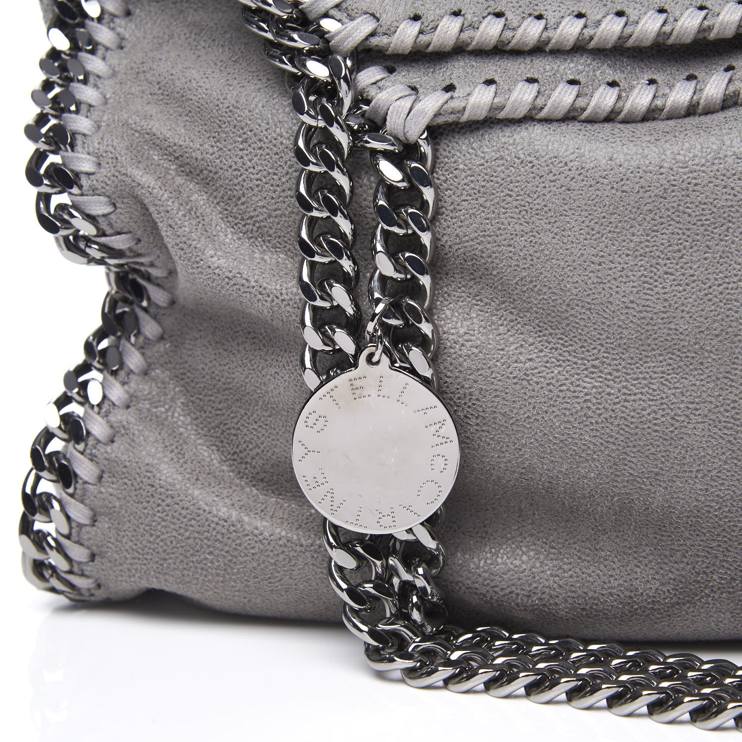 Stella McCartney Shaggy Deer Small Falabella Tote Light Grey 9 of 9
