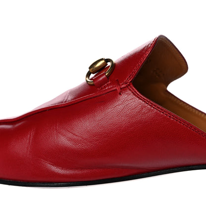 Gucci Malaga Kid Womens Princetown Slippers 38 Hibiscus Red 12 of 14