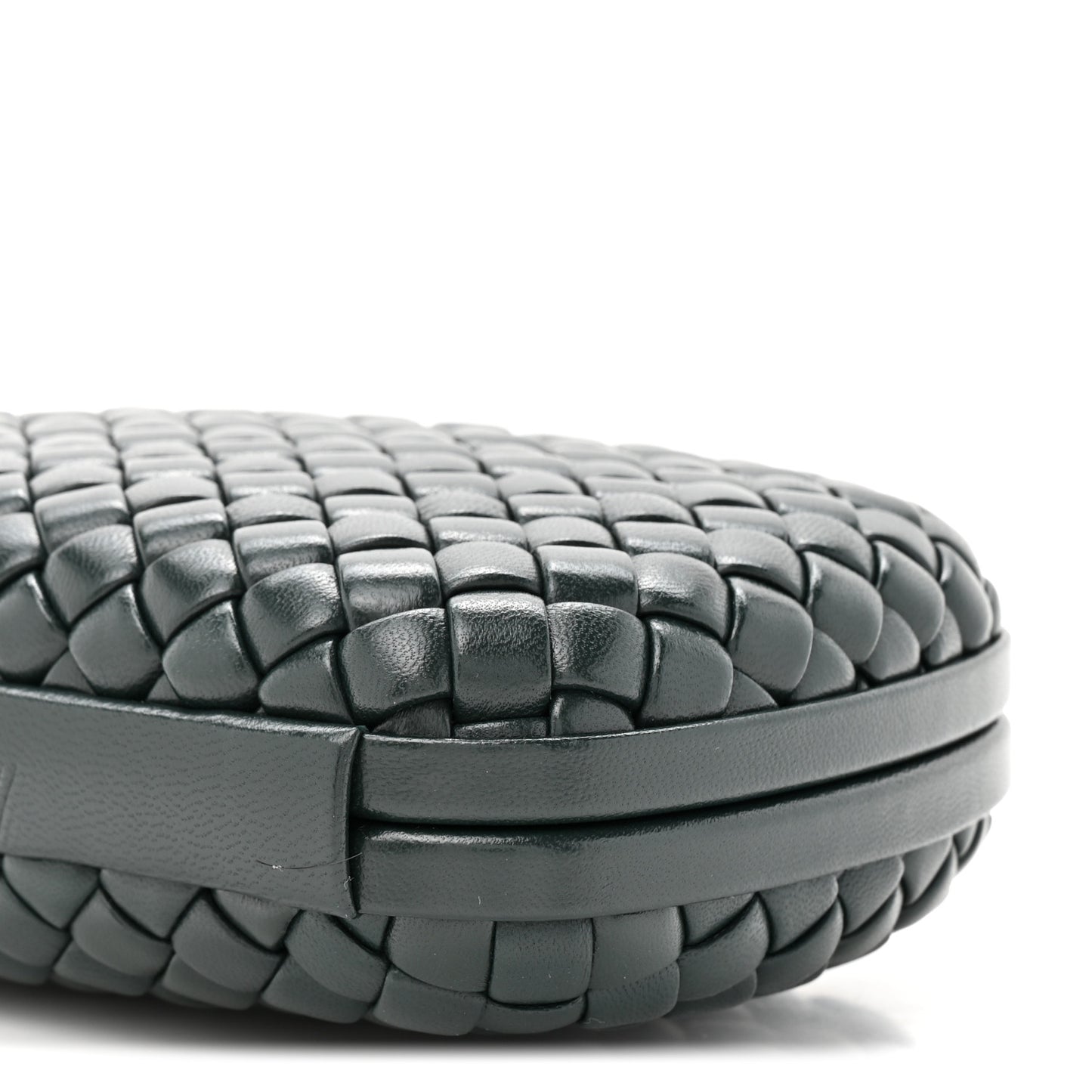 Nappa Intrecciato Knot Clutch Inkwell