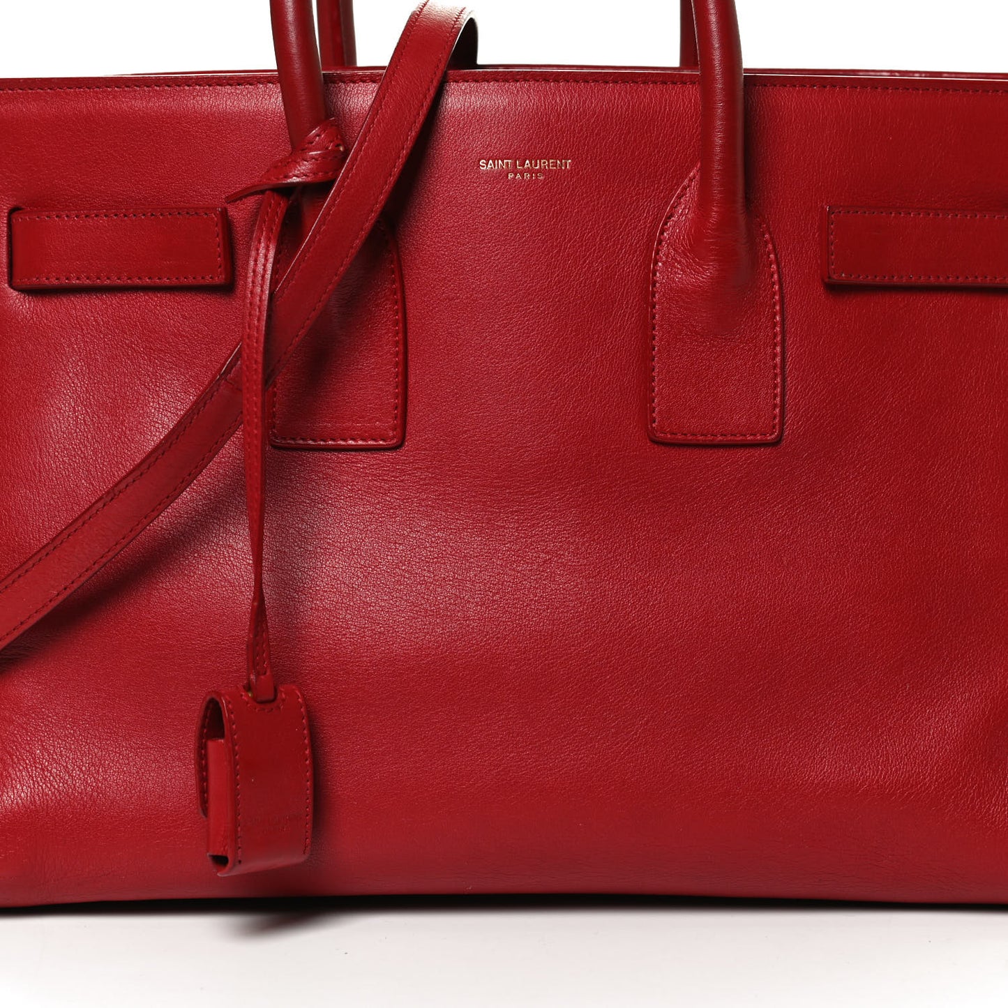 Calfskin Small Sac De Jour Lipstick Red