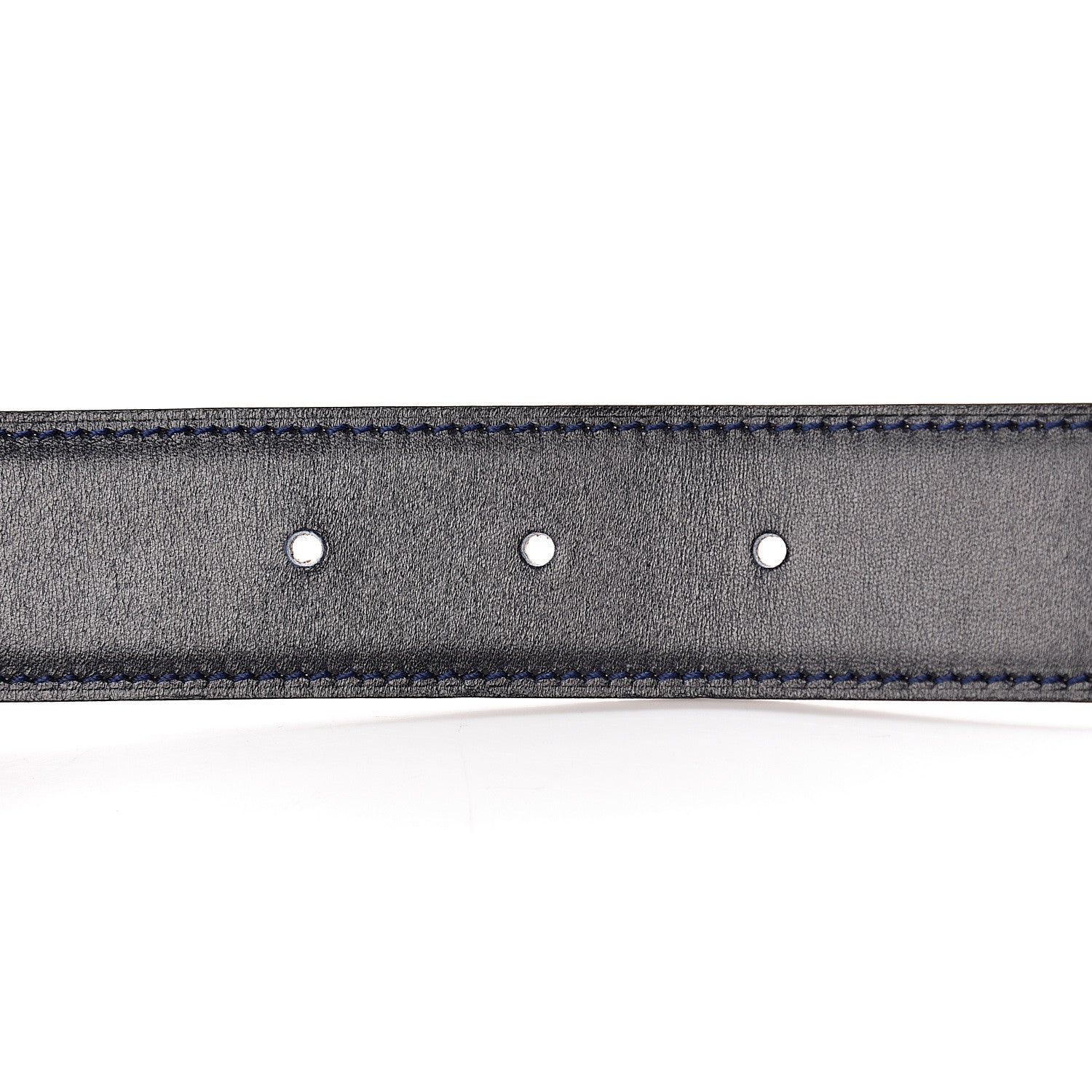 Hermes Box Courchevel 32mm H Belt 70 Bleu Marine Gold 6 of 8