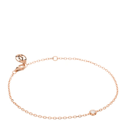 Cartier 18K Pink Gold Diamond SM D'Amour Bracelet 1 of 3