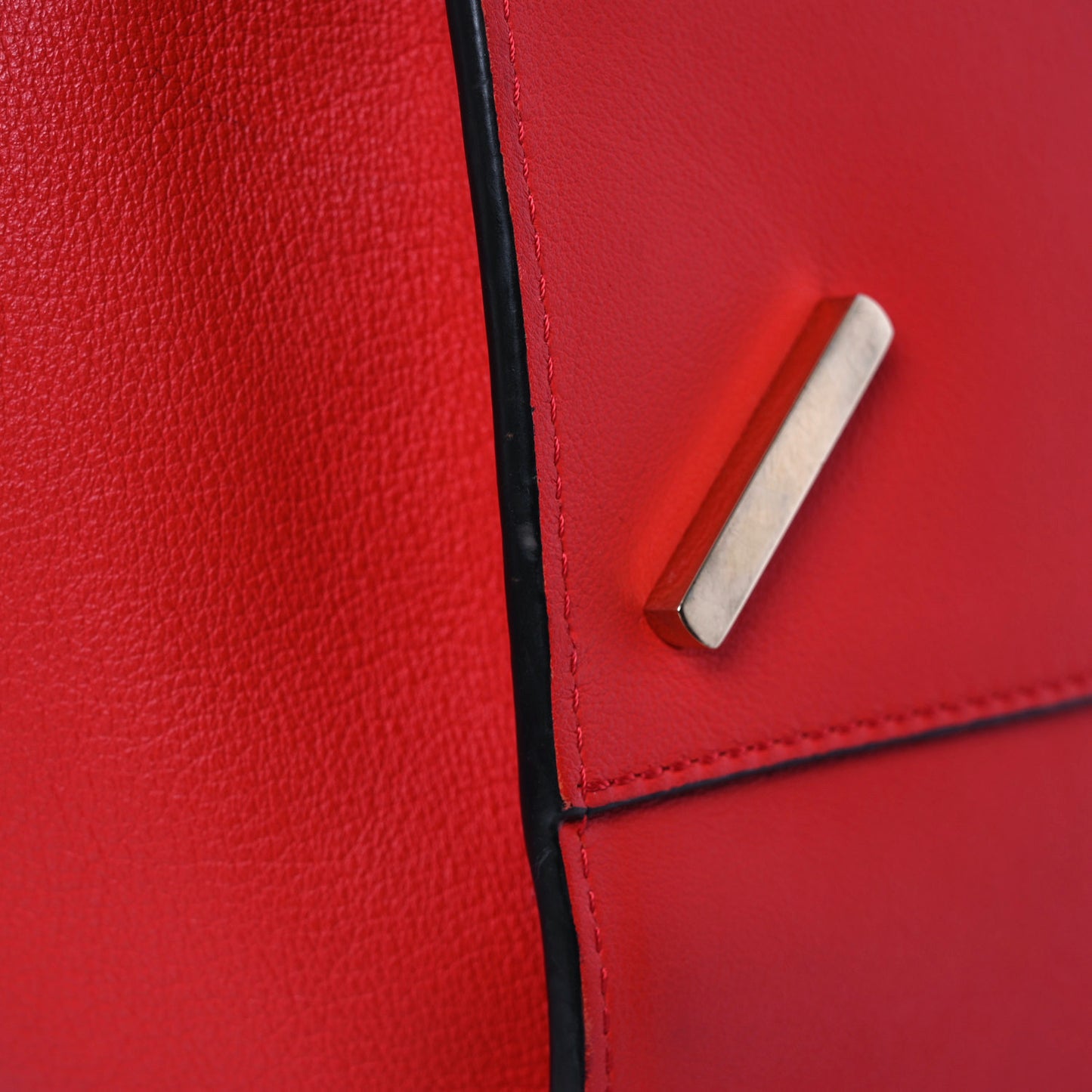 Calfskin Medium Hammock Shoulder Bag Scarlet Red