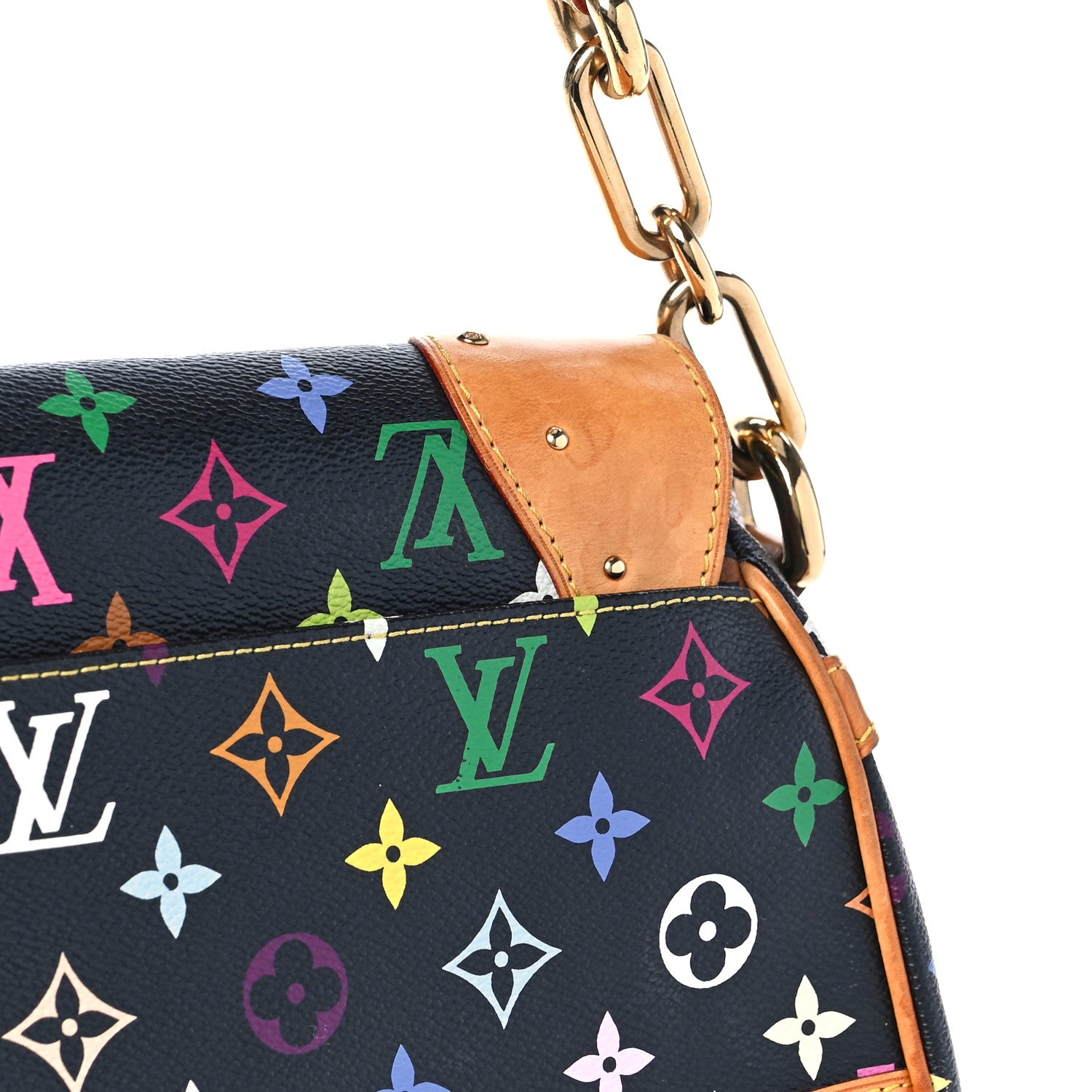 Louis Vuitton Monogram Multicolor Beverly MM Black 12 of 17