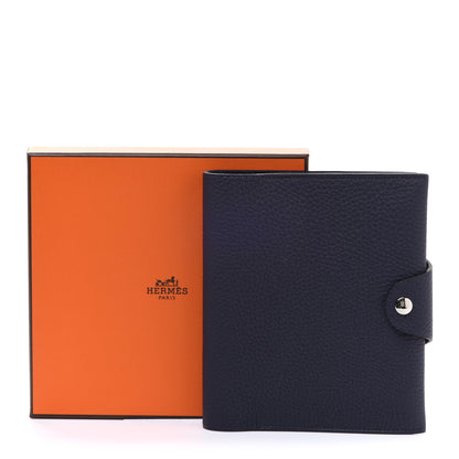 Hermes Togo Ulysse PM Notebook Cover Bleu Nuit 10 of 10
