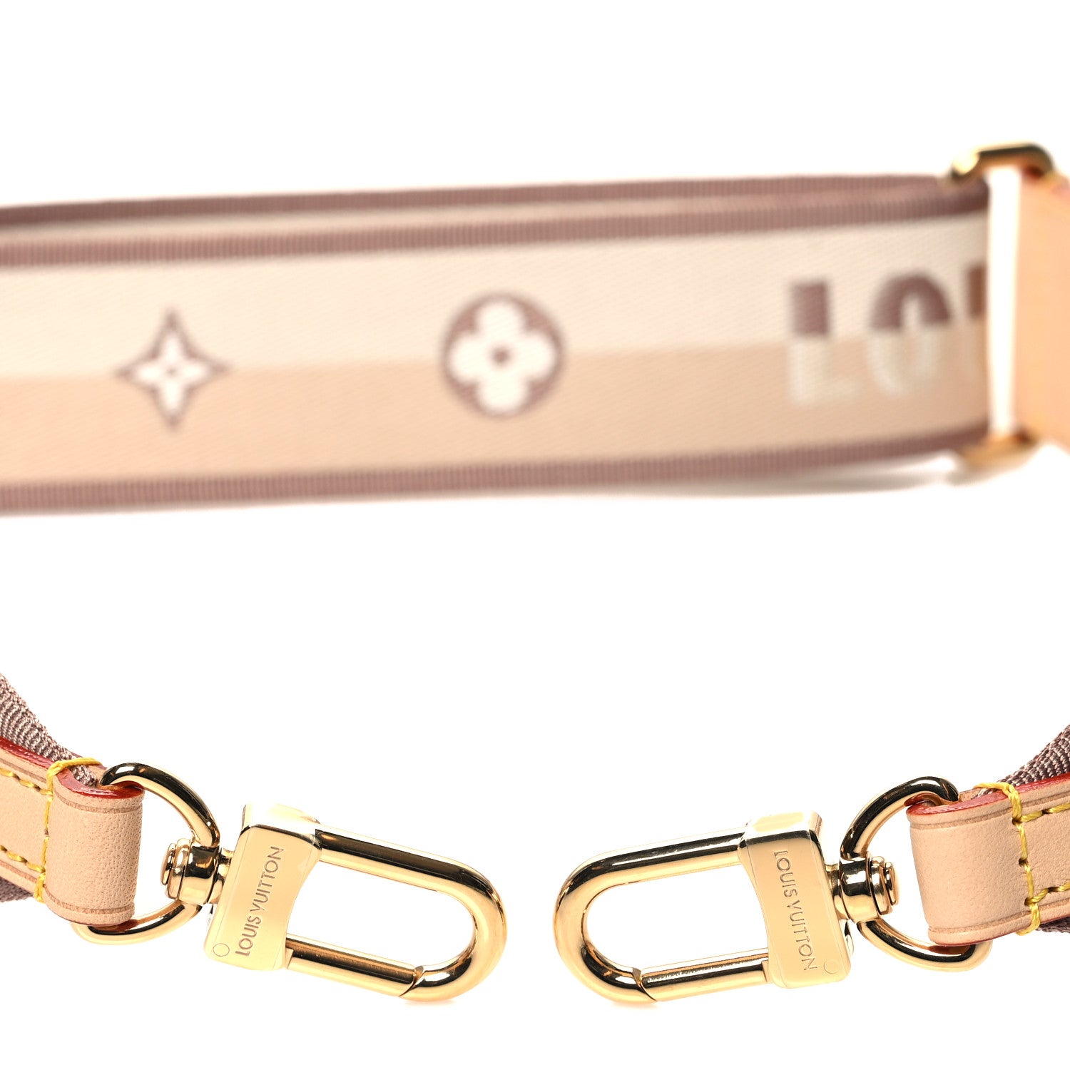Louis Vuitton Jacquard Speedy Bandouliere 20 Shoulder Strap Beige 3 of 3