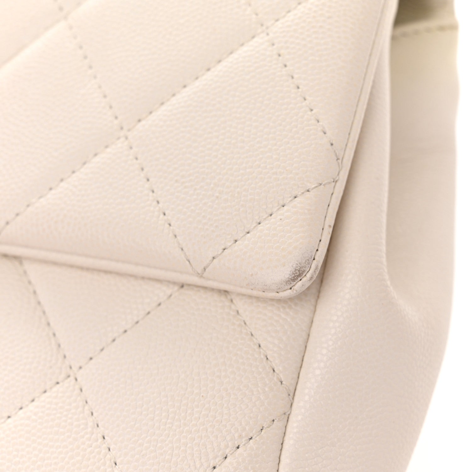 Chanel Caviar Quilted My Everything Flap White Black 12 of 13