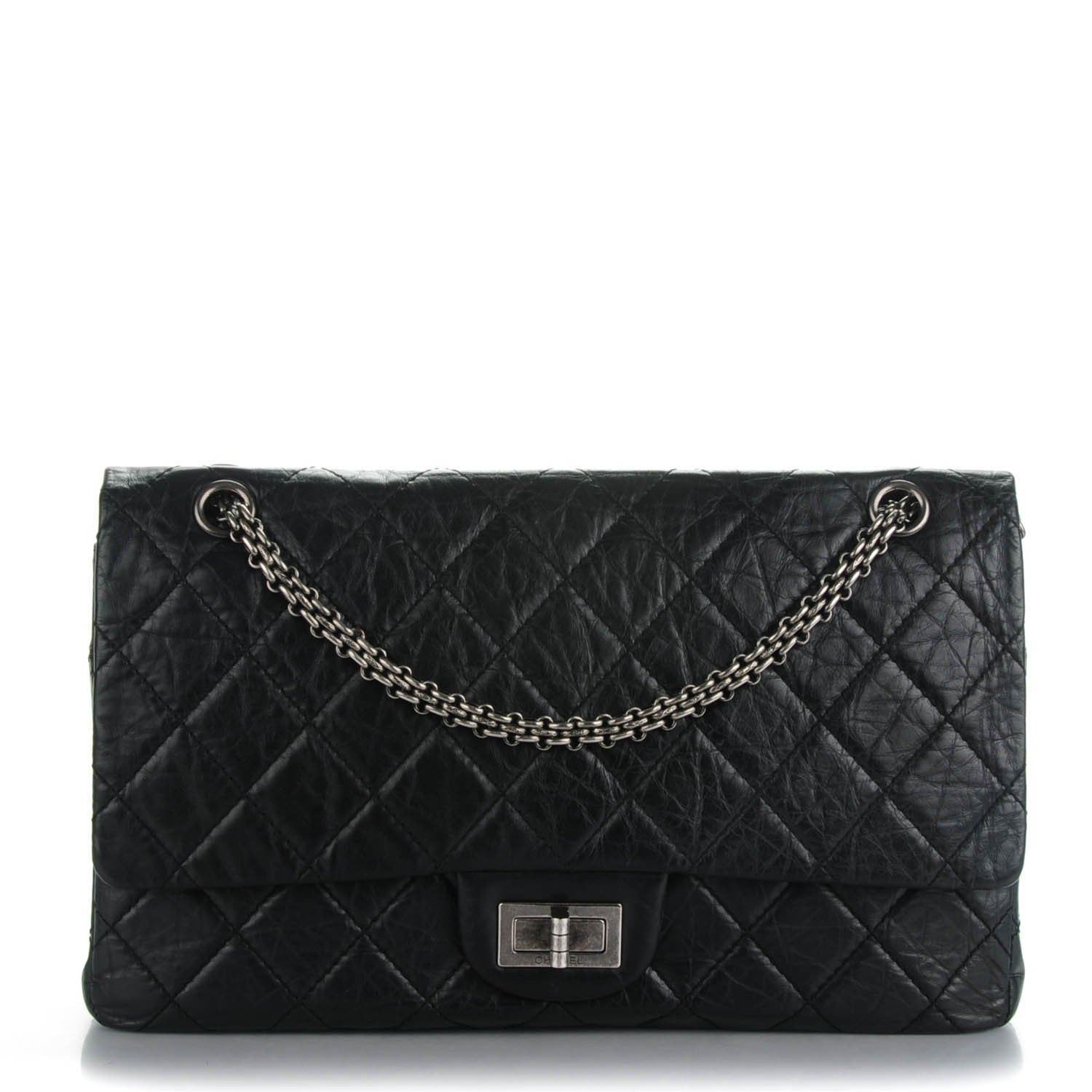 Chanel Aged Calfskin Quilted 2.55 Reissue 227 Flap Black 1 of 7