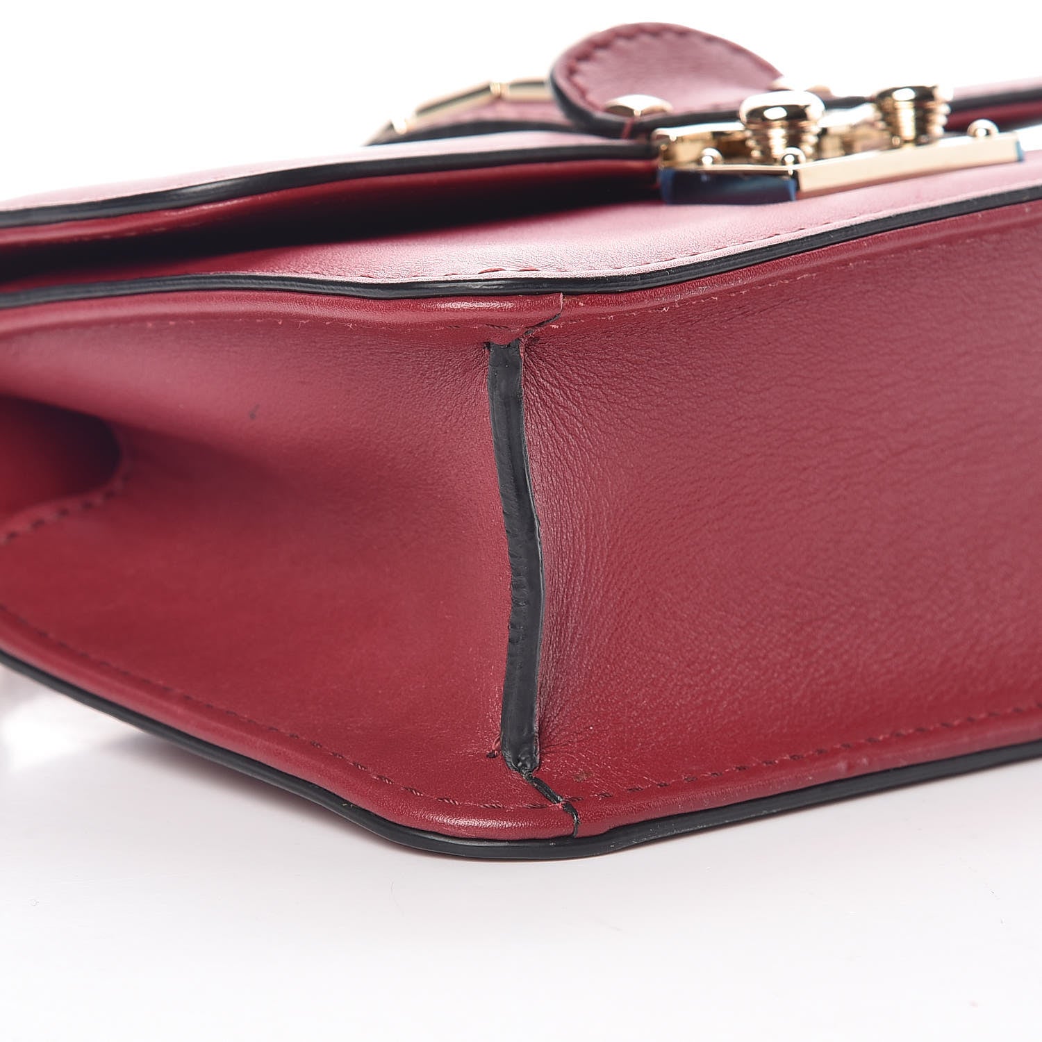 Valentino Garavani Vitello Mini Glam Lock Rockstud Flap Red 8 of 10