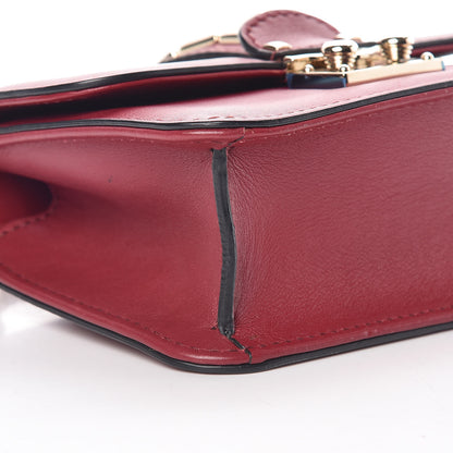Valentino Garavani Vitello Mini Glam Lock Rockstud Flap Red 8 of 10