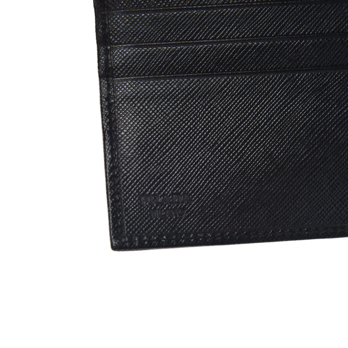 Saffiano Bi-Fold Wallet Black