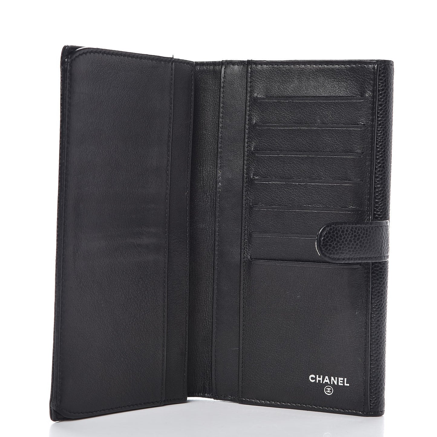 Caviar Timeless CC Flap Wallet Black