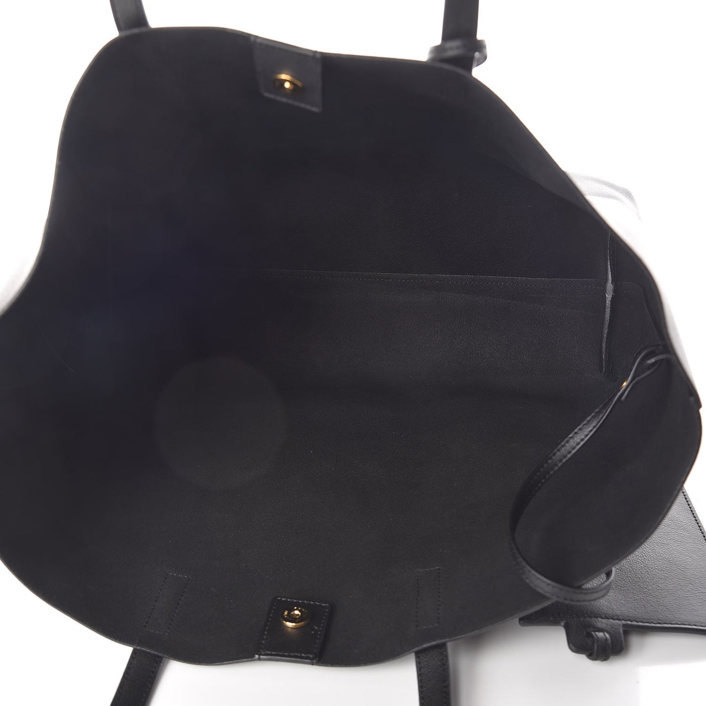 Calfskin Large Shopping Tote Black