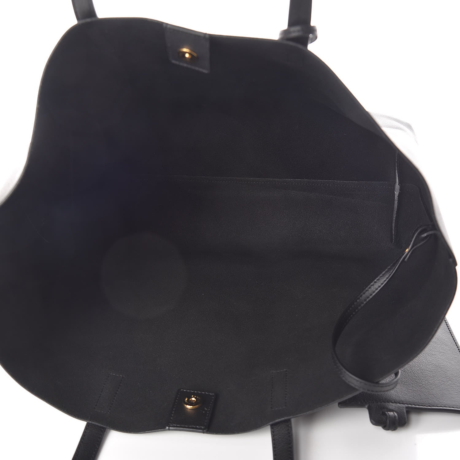Saint Laurent Calfskin Large Shopping Tote Black 5 of 9