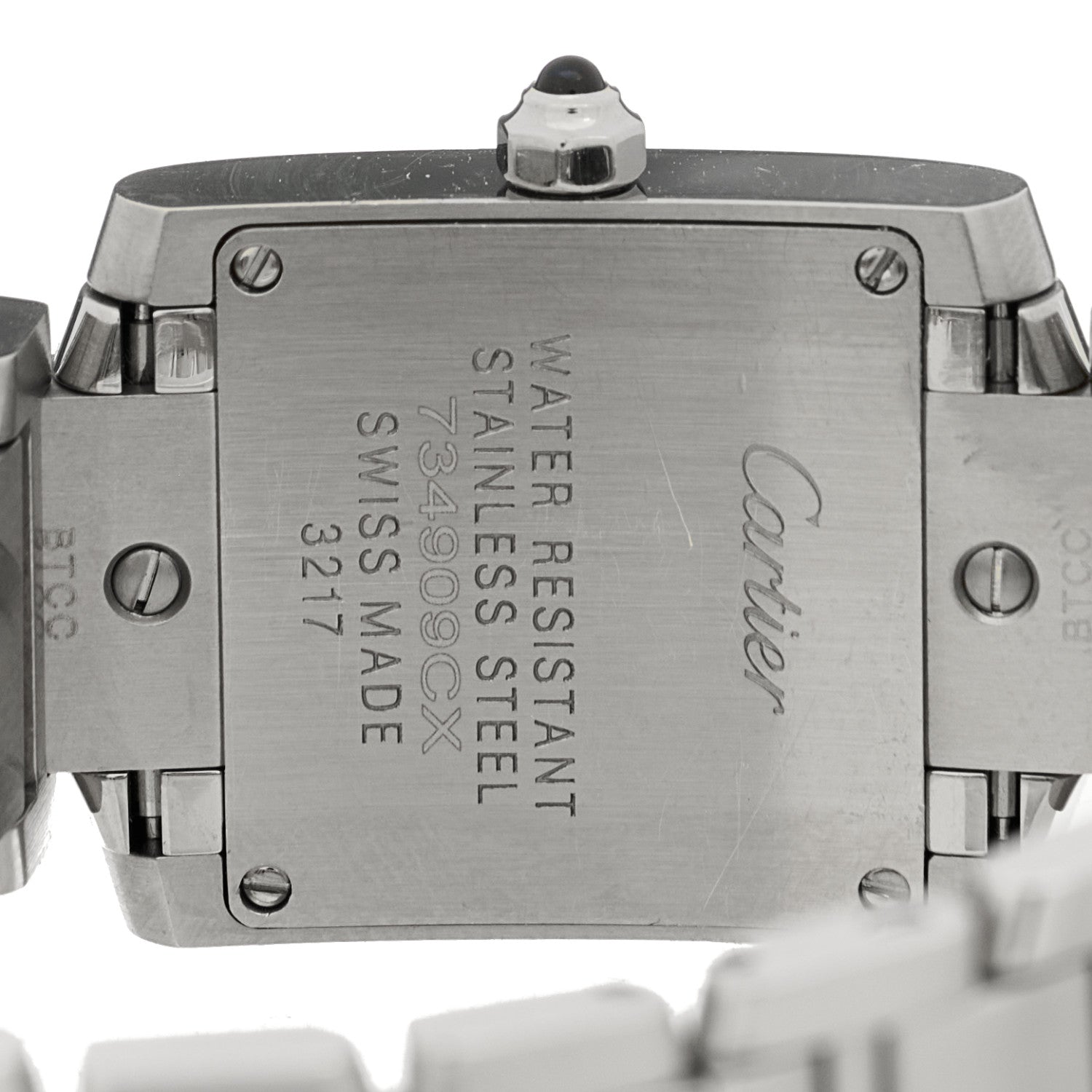Cartier Stainless Steel 20mm Tank Francaise Quartz Watch 4 of 4