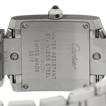 Cartier Stainless Steel 20mm Tank Francaise Quartz Watch 4 of 4