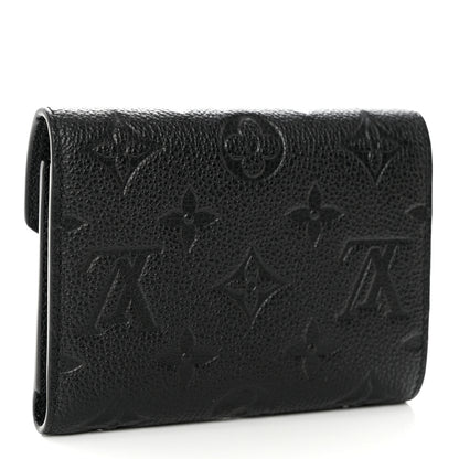 Louis Vuitton Empreinte Victorine Wallet Black 3 of 7