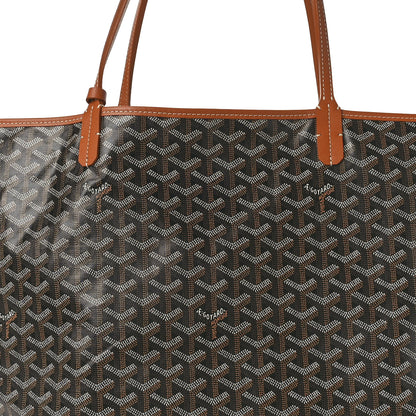 Goyard Goyardine Saint Louis GM Black Gold 8 of 10