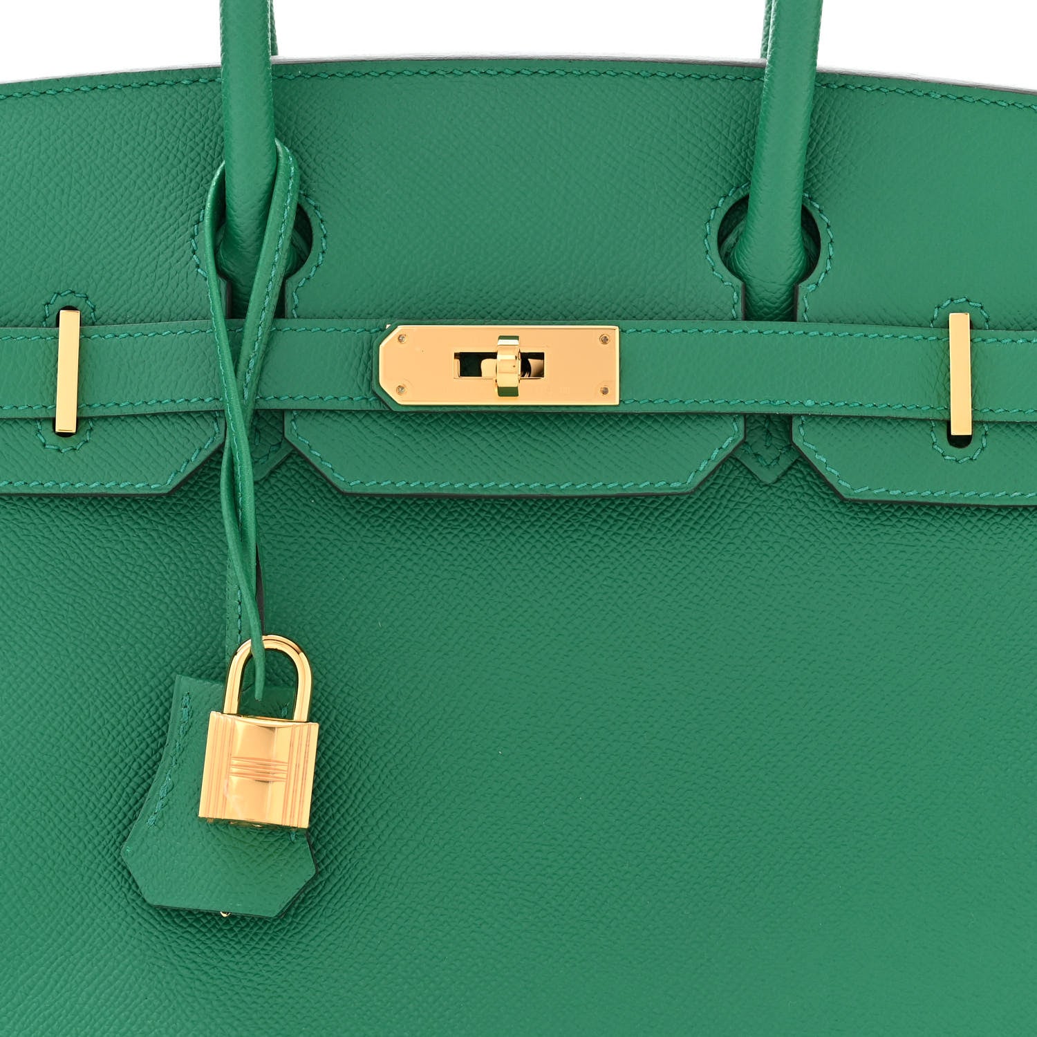 Hermes Epsom Birkin 30 Vert Vertigo 8 of 10