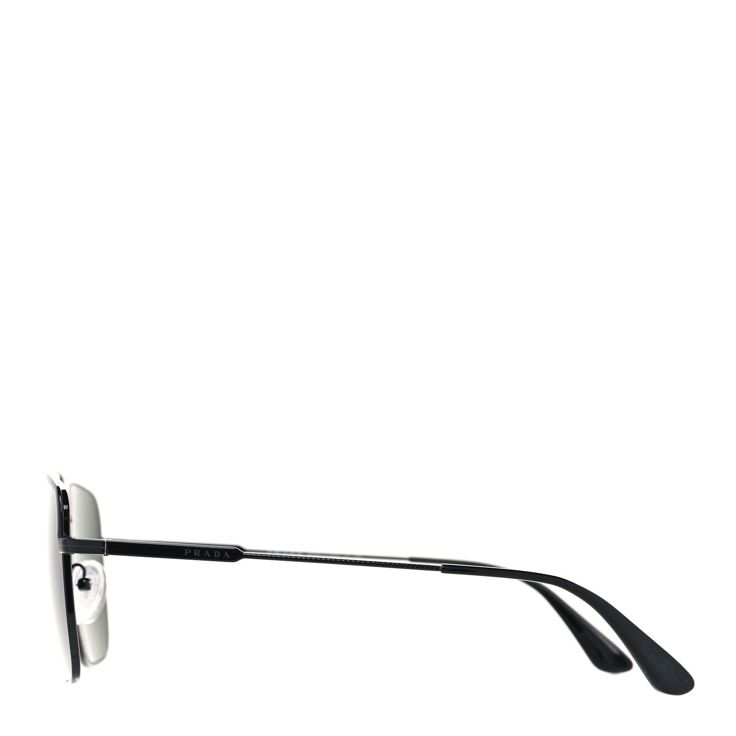 Prada Aviator Sunglasses SPR 53V Black 3 of 8