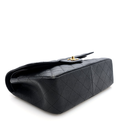 Chanel Caviar Quilted Jumbo Double Flap Black 4 of 10