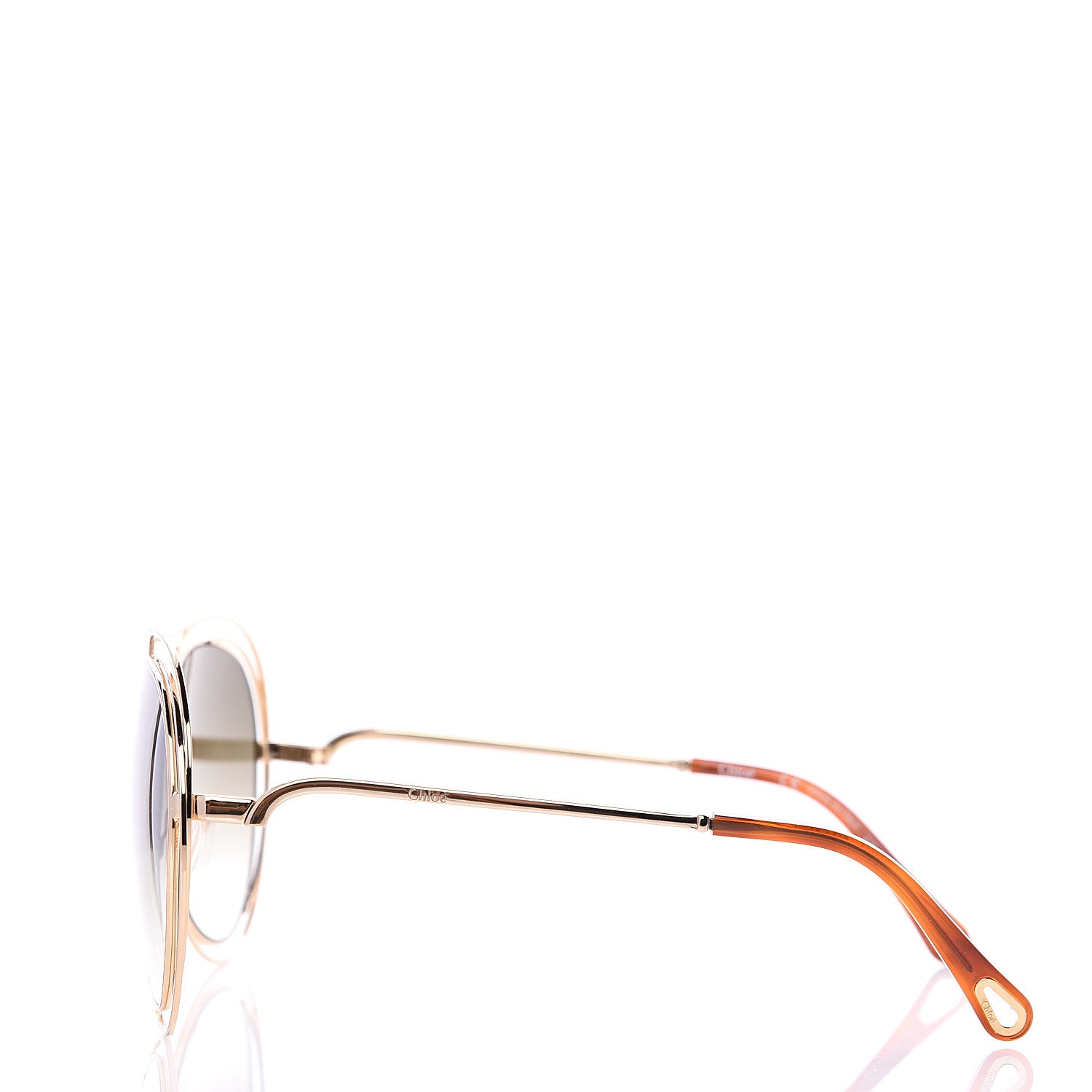 Chloe Carlina Round Sunglasses CE134S Gold 2 of 8