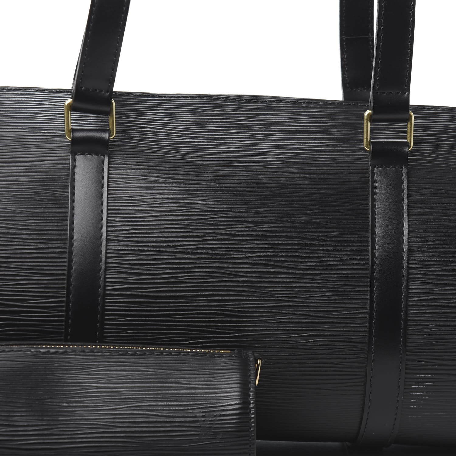 Louis Vuitton Epi Soufflot Black 7 of 9