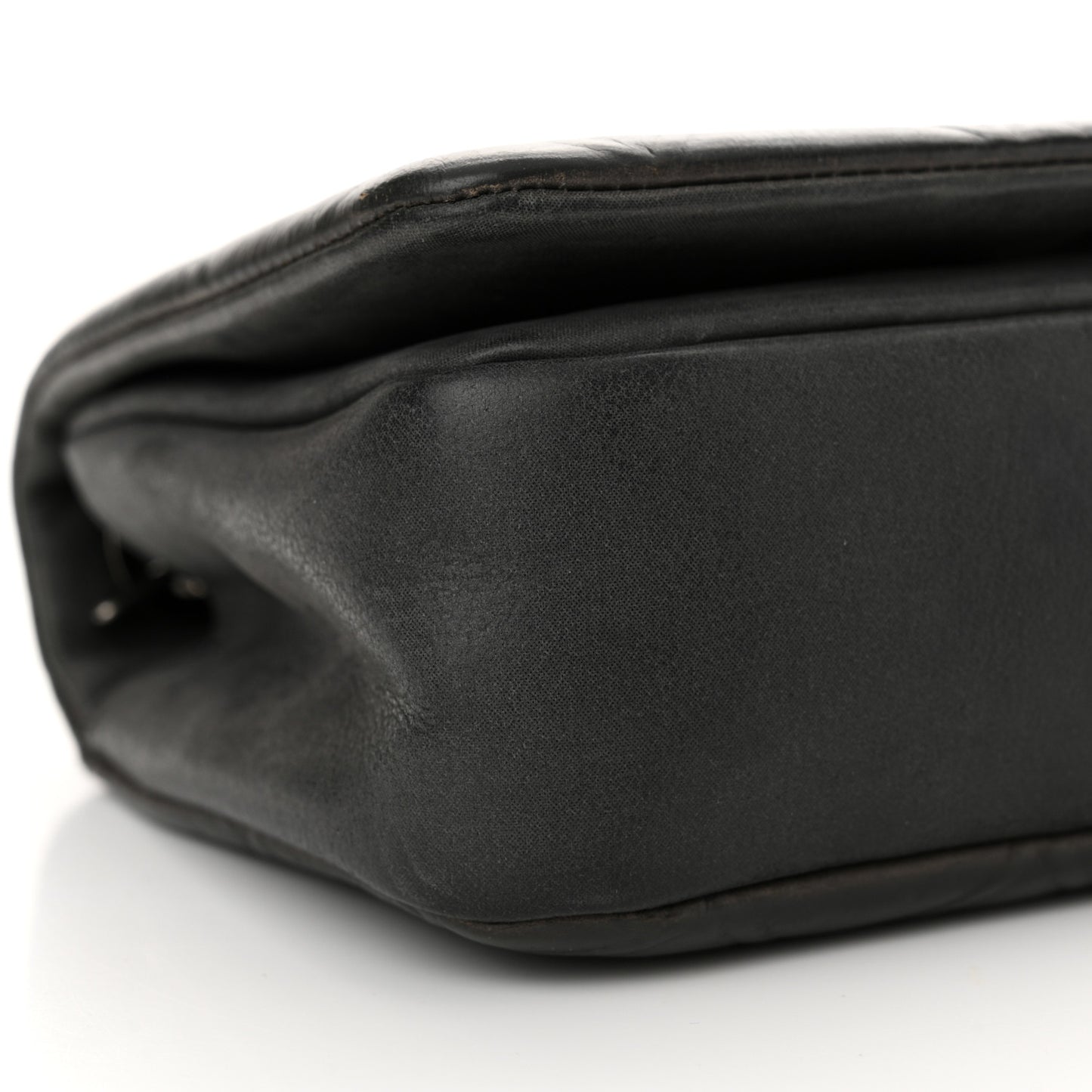 Calfskin Diamond Embossed New Chic Flap Grey