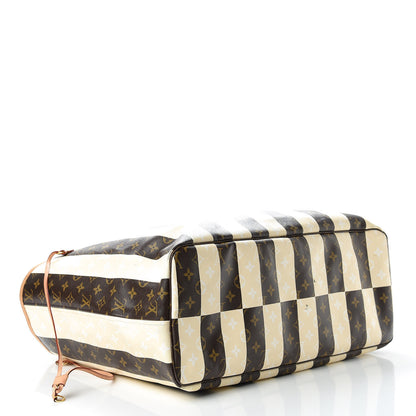 Louis Vuitton Monogram Rayures Neverfull XL 4 of 24