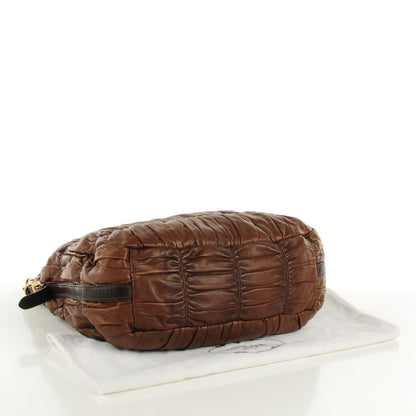 Prada Nappa Gaufre Hobo Noce 4 of 8