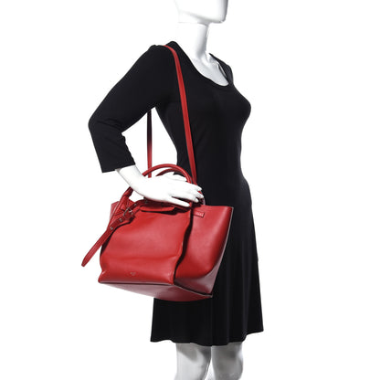 Celine Smooth Calfskin Small Big Bag Red 2 of 11