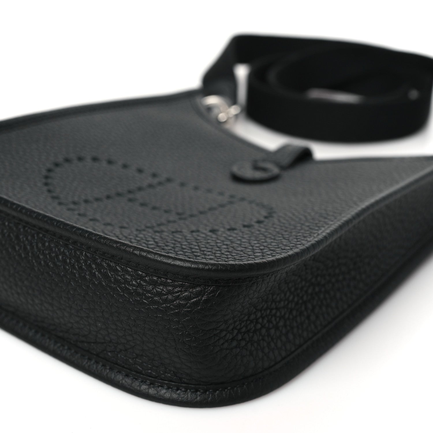Hermes Taurillon Clemence Evelyne TPM Black 10 of 11