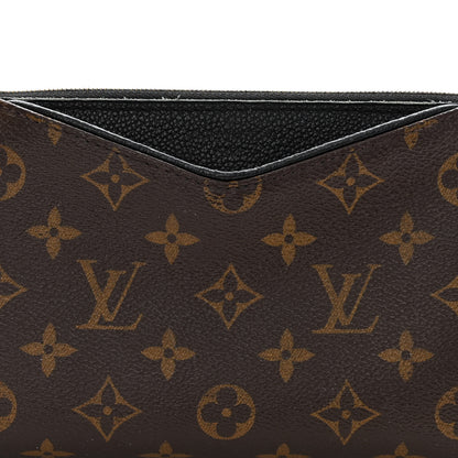 Louis Vuitton Monogram Pallas Clutch Black 8 of 15