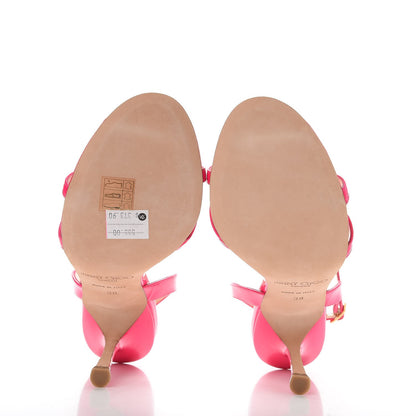 Jimmy Choo Patent India Sandals 38 Pink 7 of 10