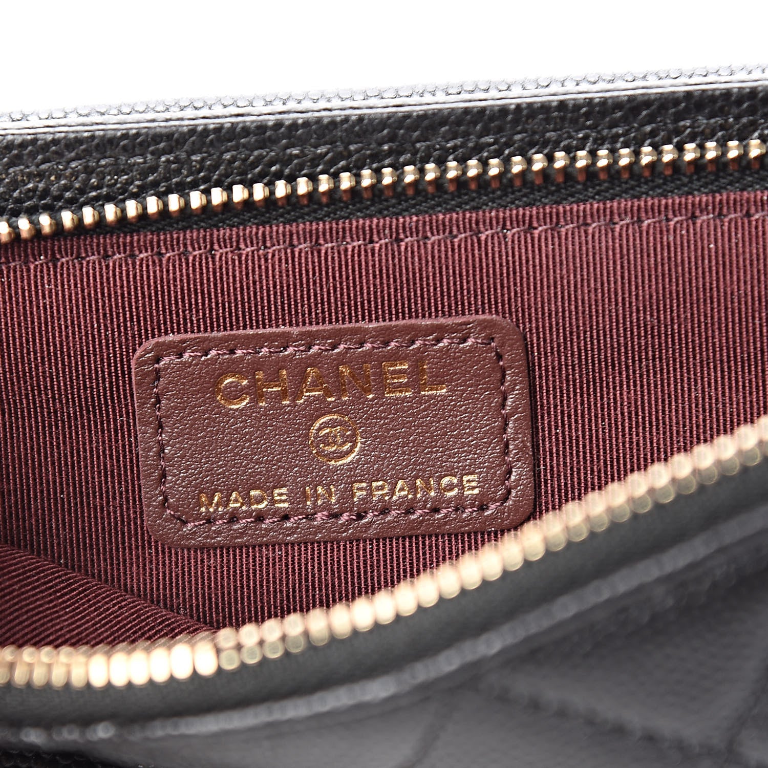 Chanel Caviar Quilted Zip Phone Case Black 9 of 12