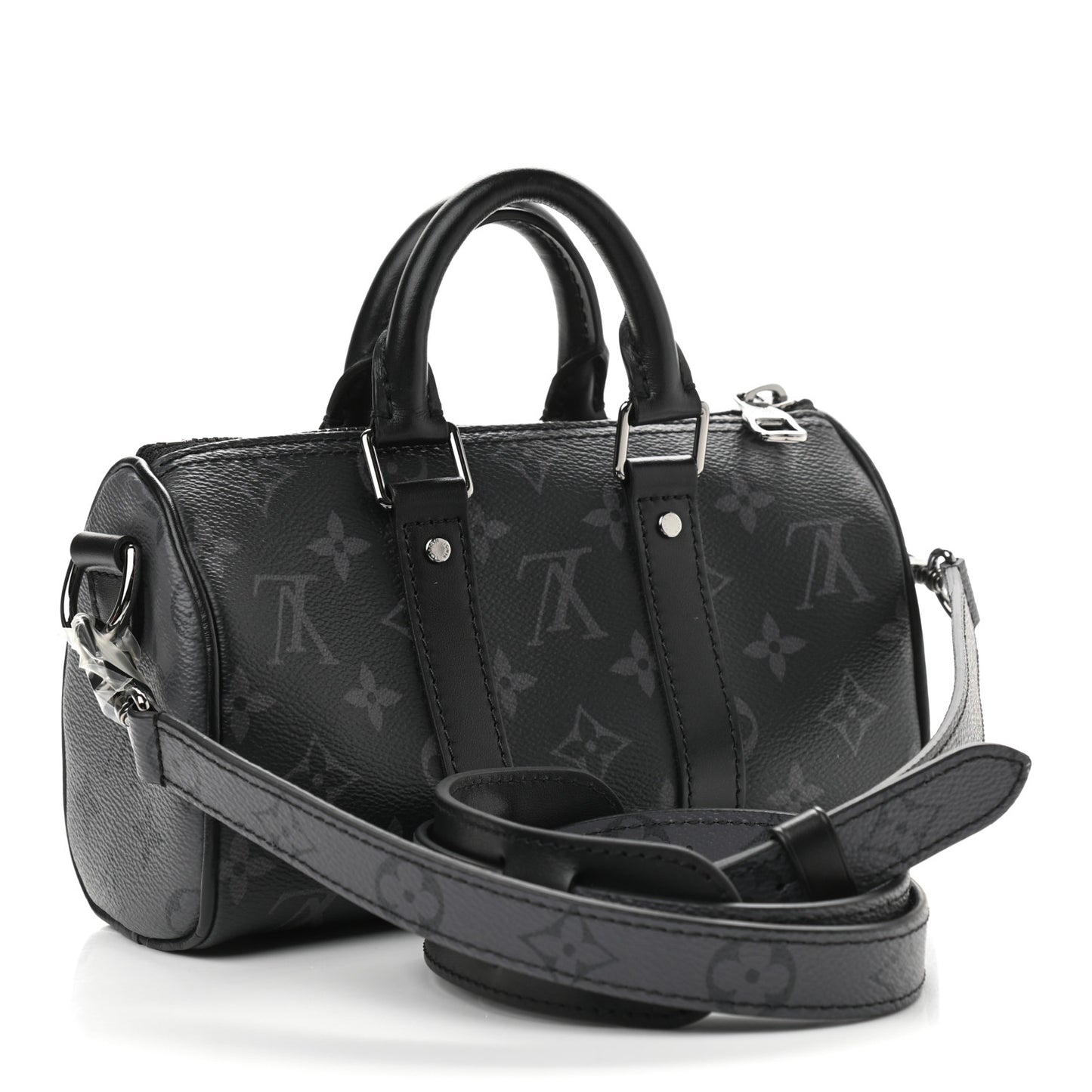 Reverse Monogram Eclipse Keepall XS Black